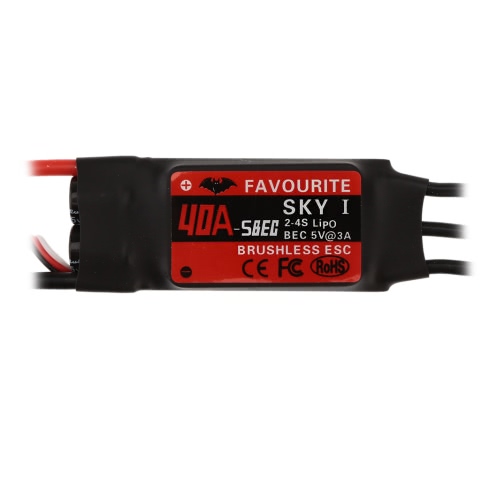 

Любимые серии г 40А 2 ~ 4S LiPo батареи безщеточный мотор электронных скорость контроллер ESC с 5V/3A переключатель режима ЦМП для