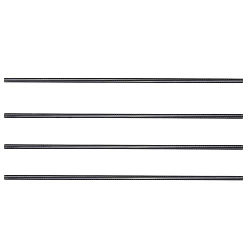 4pcs/set fai da te 10 * 8 * 500mm Vanished superficie 3K Semi vetro Semi fibra di carbonio tubo per RC Quadcopter Multicoptor