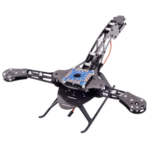 HJ Y3 炭素繊維 Tricopter/3 軸 Multicopter フレーム