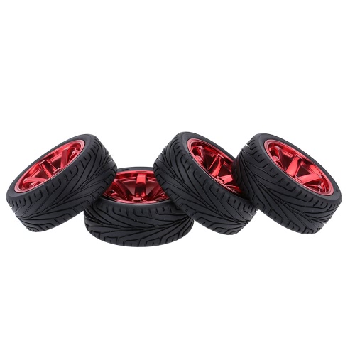 

4Pcs / Set 1/10 Run Flat Car Tyres Hard Tyre для Traxxas HSP Tamiya HPI Kyosho On-Road RC Car