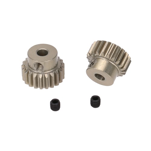 GoolRC 2Pcs 48DP 3.175mm 21T Pinion Motor Gear for 1/10 RC Car Brushed Brushless Motor