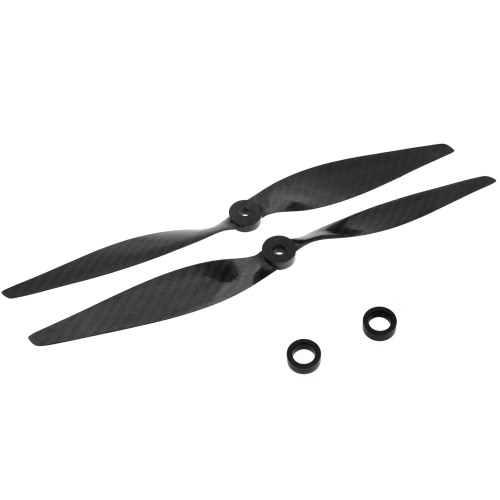 One Pair 1260 12*6 Carbon Fiber Prop Propeller CW/CCW For Tarot IRON MAN 650 FY680 FY690S Quadcopter FPV(1260 Propeller,Tarot FY680 FY690s Propeller,Quadcopter Propeller)