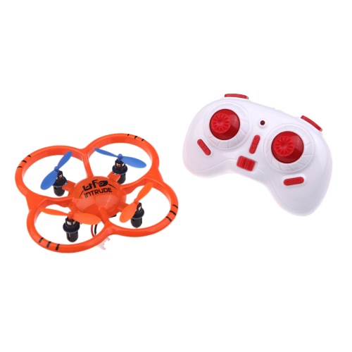 Mini de controle de rádio 4CH U207 6 eixos giroscópio laranja Quadcopter UFO brinquedos w / luzes LED (mini brinquedos Quadcopter UFO Quadcopter; 6 eixo Gyro 4CH rádio controle brinquedos)