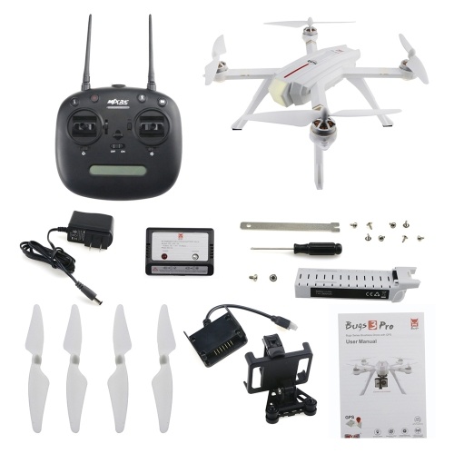 

MJX Bugs 3PRO GPS позиционирует бесщеточный двигатель 8A ESC Altitude Hold RC Quadcopter с FPV MJX C6000 5G Wifi Transmission 1080P Camera