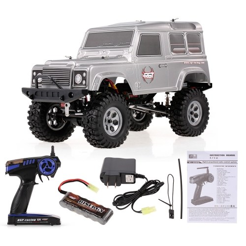 

RGT 136100 1/10 2.4GHz 4WD Водонепроницаемый высокопроизводительный Реалистичный Rock Cruiser RC-4 Автомобиль