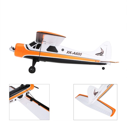 

Оригинальный XK DHC-2 A600 5CH 2.4G Бесщеточный мотор 3D6G RC Самолет