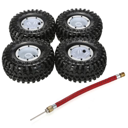 

Original Austar AX-3022RD Air Pneumatic Beadlock Wheel Rim and Tire for 1/10 RC4WD D90 Axial SCX10 RC Crawler Truck