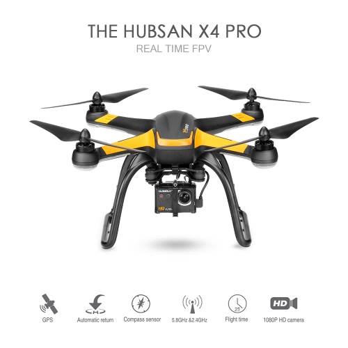 

Hubsan H109S X4 PRO 5.8G FPV Drone - RTF