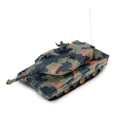 

Оригинал HENG LONG 3809 1/24 Немецкий LeopardⅡ A5 Airsoft Battle Panzer RC Танк с функцией программирования