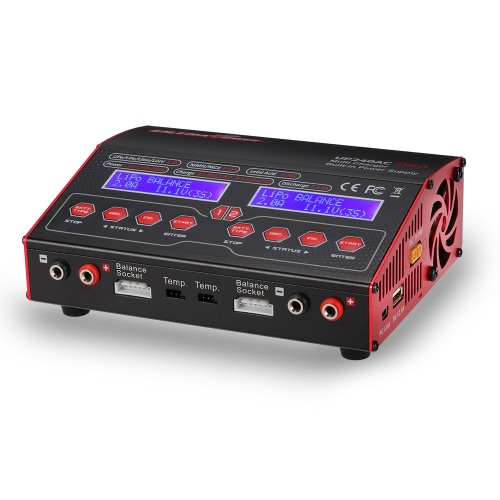 

Оригинальная Ultra Power UP240AC DUO 240W 2in1 LiPo NIMH NiCd Батарея RC Баланс Зарядное устройство