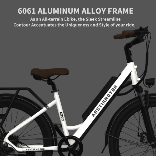 

AOSTIRMOTOR G350 26-inch Tire 350W Electric Bike for Adults Girls