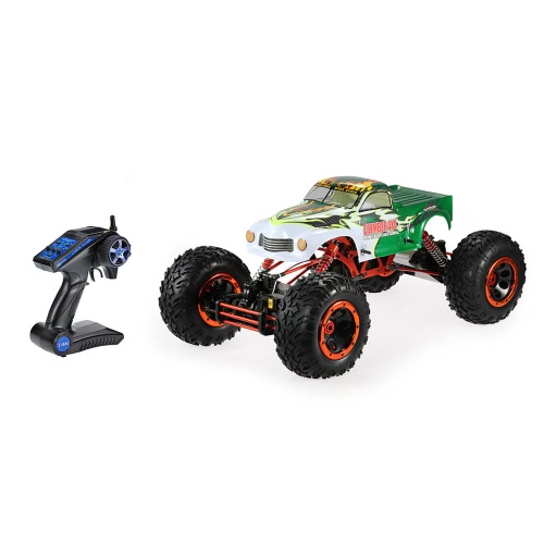 Original HSP 94880T2 1/8 2.4Ghz 2CH 4WD Electronic Powered Brushed Motor RTR Rock Crawler RC Car with One Servo