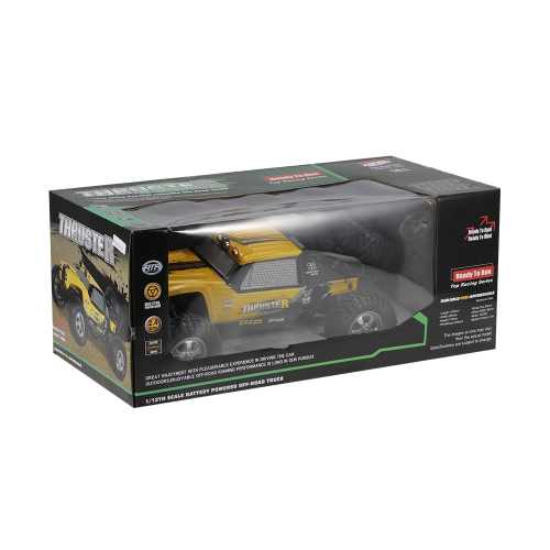 HBX 12889 1/12 2.4G 4WD Two Speed Transmission Truck Off-Road Buggy RTR RC Car with LED Lights