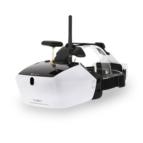 

Walkera Goggle 4 5.8G FPV 40CH Воздушные видео очки с двойными антеннами, получающие 5-дюймовый большой экран для бегуна 250 F210 Rodeo 150 Furious 320 Racing Drone