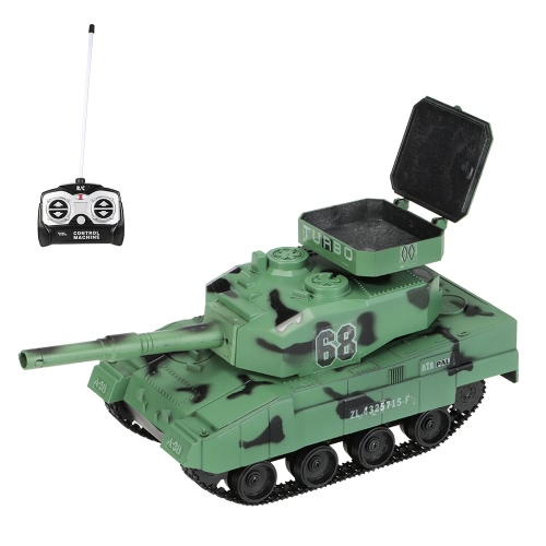 

HENG LONG 3881Super RC BB Cannon Airsoft Tank 1/30 27MHz с 6-миллиметровыми пулями BB Бак RC Игрушки для детей