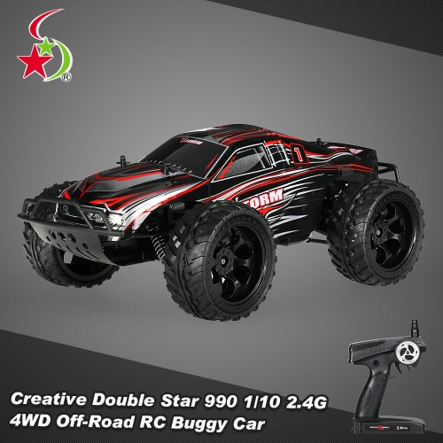 

Creative Double Star 990 1/10 2.4G 4WD Rock Crawler Off-road Truggy RC Monster Truck Buggy Car RTR