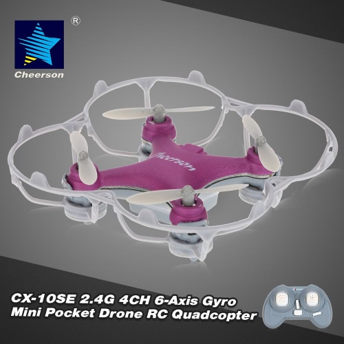 Original Cheerson CX-10SE 2.4G 4CH 6-Axis Gyro Mini Drone UFO with LED Lights RTF RC Quadcopter от Tomtop.com INT Original Cheerson CX-10SE 2.4G 4CH 6-Axis Gyro Mini Drone UFO with LED Lights RTF RC Quadcopter от Tomtop.com INT