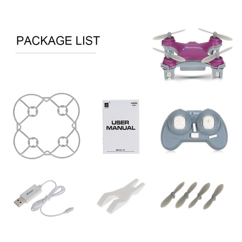 Original Cheerson CX-10SE 2.4G 4CH 6-Axis Gyro Mini Drone UFO with LED Lights RTF RC Quadcopter от Tomtop.com INT Original Cheerson CX-10SE 2.4G 4CH 6-Axis Gyro Mini Drone UFO with LED Lights RTF RC Quadcopter от Tomtop.com INT