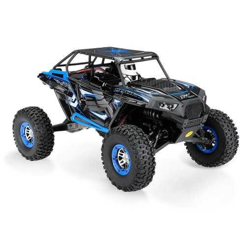 Оригинальные Wltoys 10428-B 1/10 2.4G 2CH 4WD 30км / ч Электрический матовый внедорожник с гусеничным движком со светодиодами RTR RC Climbing Car