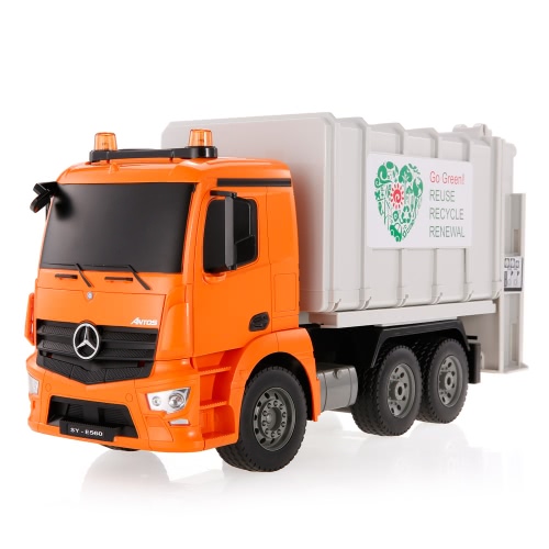 

2.4G 1/20 RC Мусоровоз RTR Радиоуправление Автомобиль Светодиодный свет Моделирование звука