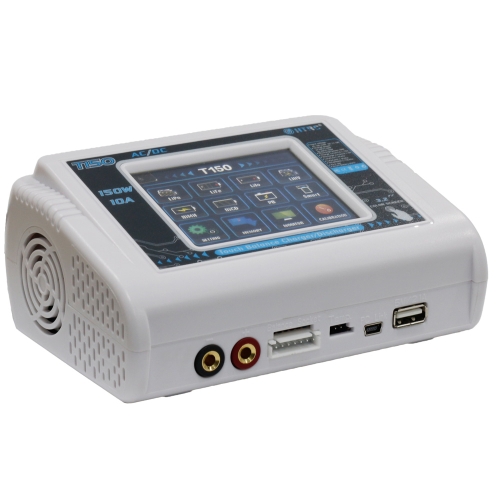

HTRC T150 AC / DC 150W 10A Сенсорный экран RC Баланс зарядного устройства для LiPo LiHV LiFe Lilon NiCd NiMh Pb Батарея RC Drone