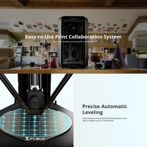 Flsun T1 3D Printer  Max 1000mm/s High Speed Printing 