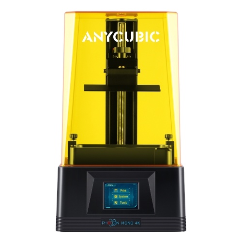 Оригинальный 3D-принтер ANYCUBIC Photon Mono 4K Resin с 6,23-дюймовым монохромным экраном Модернизированный регулируемый 405-нм УФ ЖК-светодиодный матричный источник света Быстрая и точная печать Высокий коэффициент пропускания света 5,2x3,1x6,5 дюйма Размер печати