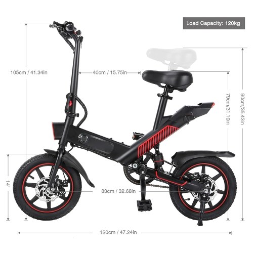 

Y-1 350W 14 Inch Folding Electric Bike
