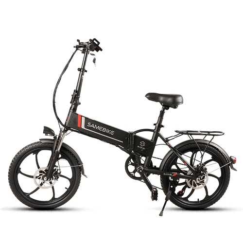 Samebike 20LVXD30 Ebike 20``*1.95`` Tires 350W Brushless Gear Motor Folding Electric Bike 45-60km Power-Assist Range 