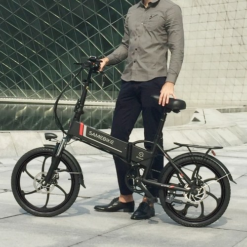 Samebike 20LVXD30 Ebike 20``*1.95`` Tires 350W Brushless Gear Motor Folding Electric Bike 45-60km Power-Assist Range 