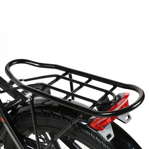 Samebike 20LVXD30-II Ebike 20 Inch 350W Brushless Gear Motor Folding Electric Bike Max 80km Range with Rechargeable Phone Holder Rear Rack 