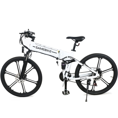 Samebike LO26-II Bicicletta elettrica pieghevole da 26 pollici con motore brushless da 500 W