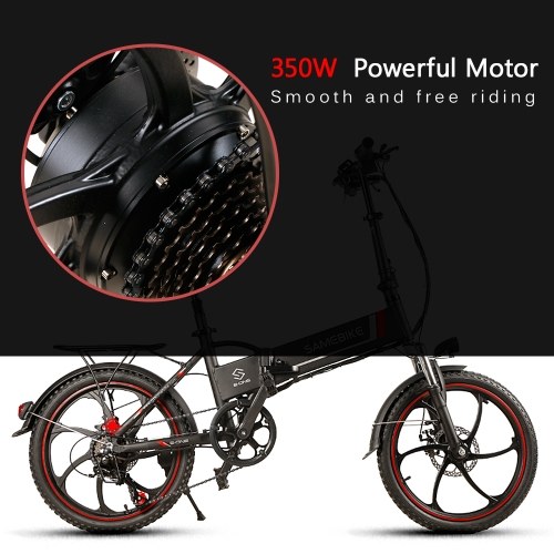 

Samebike 20LVXD30 Electric Bike 48V 350W High Speed Brushless Gear Motor