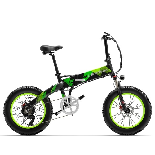 

Lankeleisi X2000 PLUS 20*4.0" Fat Rubber Tires Folding Electric Mountain Bike 1000W Motor 48V 12.8AH Lithium Battery 100km Power Assist Range