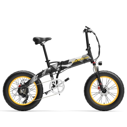 

Lankeleisi X2000 PLUS 20*4.0" Fat Rubber Tires Folding Electric Mountain Bike 1000W Motor 48V 12.8AH Lithium Battery 100km Power Assist Range