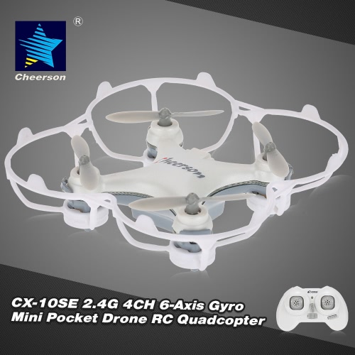 Original Cheerson CX-10SE 2.4G 4CH 6-Axis Gyro Mini Drone UFO with LED Lights RTF RC Quadcopter от Tomtop.com INT Original Cheerson CX-10SE 2.4G 4CH 6-Axis Gyro Mini Drone UFO with LED Lights RTF RC Quadcopter от Tomtop.com INT