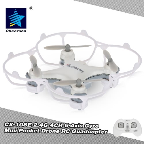 Original Cheerson CX-10SE 2.4G 4CH 6-Axis Gyro Mini Drone UFO with LED Lights RTF RC Quadcopter от Tomtop.com INT Original Cheerson CX-10SE 2.4G 4CH 6-Axis Gyro Mini Drone UFO with LED Lights RTF RC Quadcopter от Tomtop.com INT