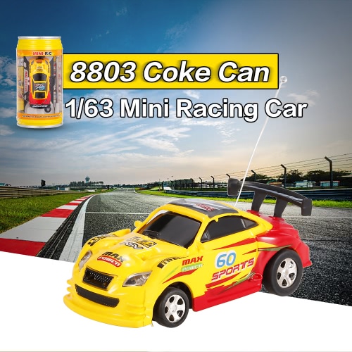 

FENGQI TOYS 9803 Coke Can 1/63 Speed Mini Racing Radio Control Car Collection Kids Gift Decoration
