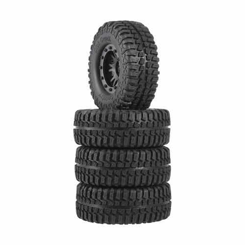 

4шт AUSTAR 3020-3 100 мм 1,9-дюймовый резиновый шинный комплект колес для RC4WD D90 CC01 1/10 RC Rock Crawler Car