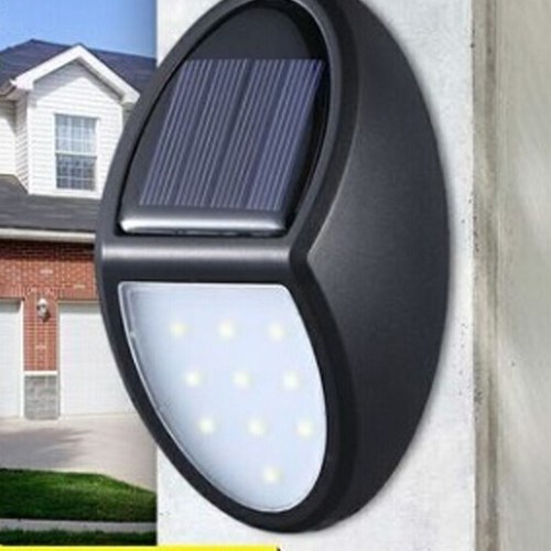 

LED солнечный приведенный в действие датчик движения настенный светильник сада безопасности