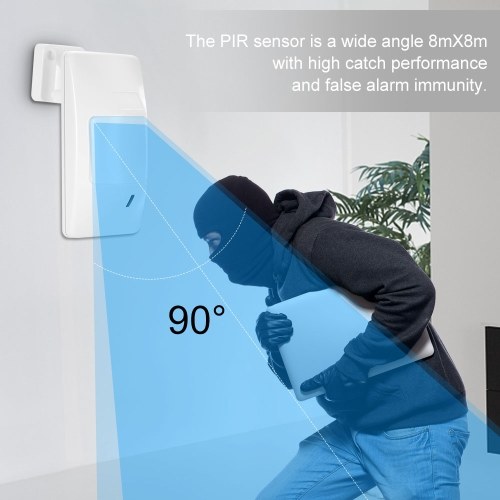 

Anti-Pet PIR Motion Sensor Wired Alarm Dual Infrared Detector Pet Immune