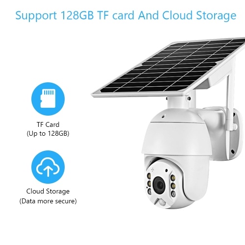 1080P Wireless Solar Panel Security Camera Outdoor Waterproof Surveillance Camera without Battery 