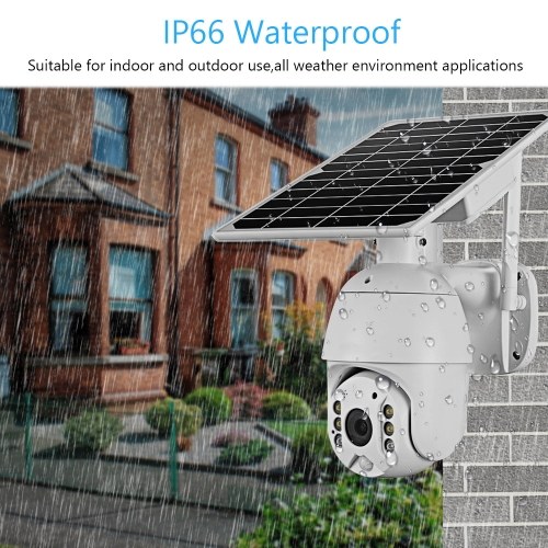 1080P Wireless Solar Panel Security Camera Outdoor Waterproof Surveillance Camera without Battery 