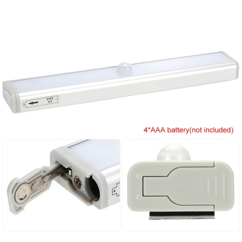 

10 Super-Bright LED Auto PIR Motion Detector Light Wireless Sensor Lamp