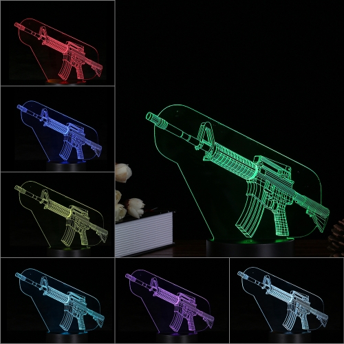 

Creative 3D LED Illusion Colorful Table Night Light with Remote Control