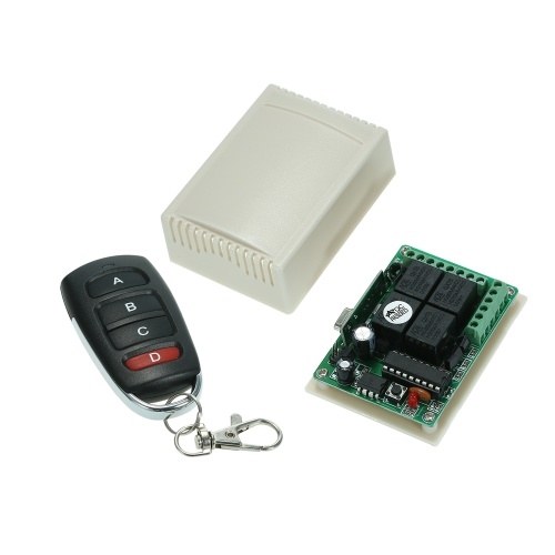 

Пульт дистанционного управления с дистанционным управлением и 1PCS 4 Key RF 433 Mhz Пульт дистанционного управления передатчиком
