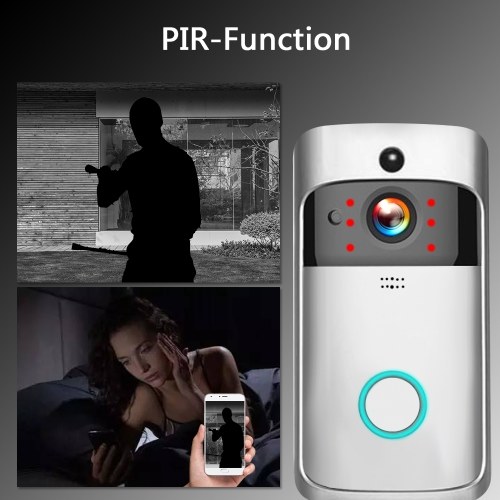 

WiFi Smart Wireless Security DoorBell Smart HD 1080P Visual Intercom Recording Video Door Phone