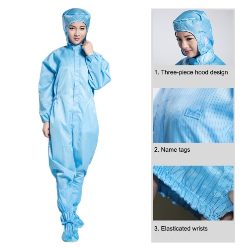 

Protective Overalls Coverall Antistatic Work Clothes Safety Clothing Anti-Static Full Bodysuit Security-Protection Dust-proof Suits