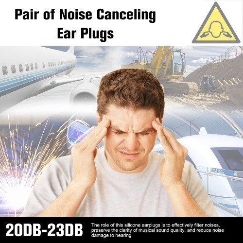 

1 Pair Noise Cancelling Ear Plugs