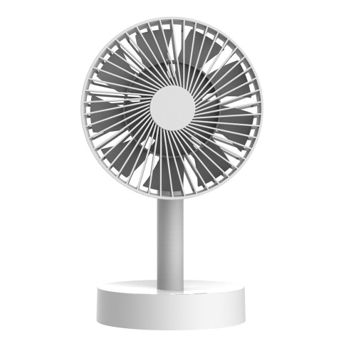 Ventilateur rotatif à table oscillante, ventilateur de bureau personnel à 3 vitesses, tête réglable, flux d'air amélioré et faible bruit